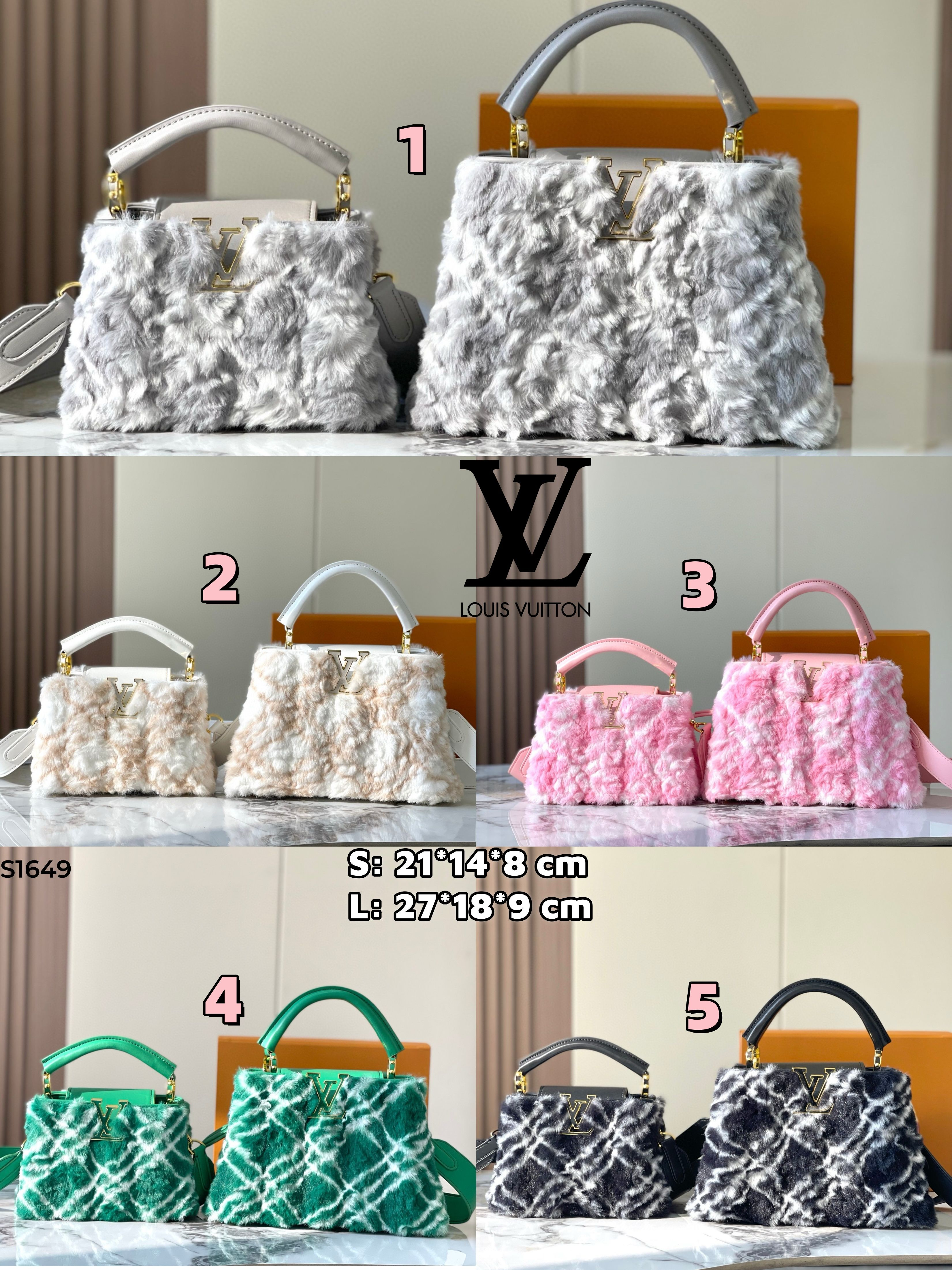 S1649 LV Capucines bag