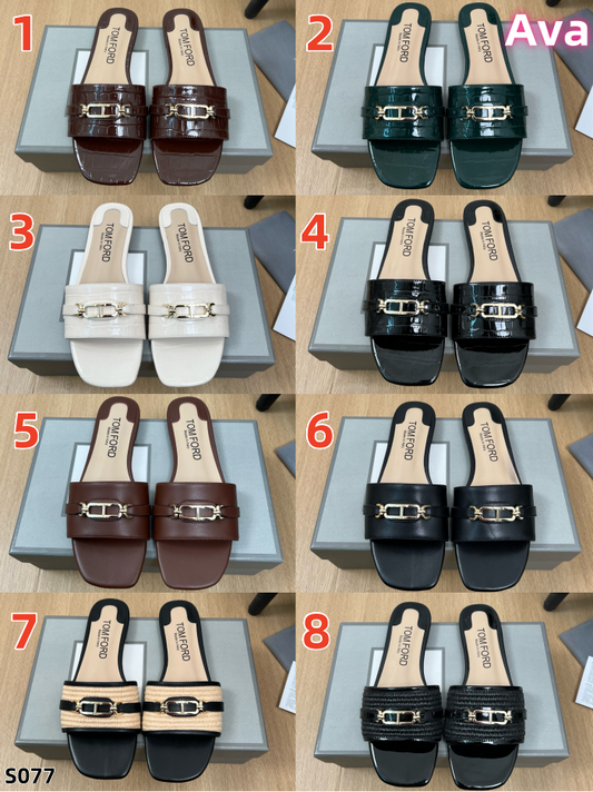 S077 Tom Ford New Slippers