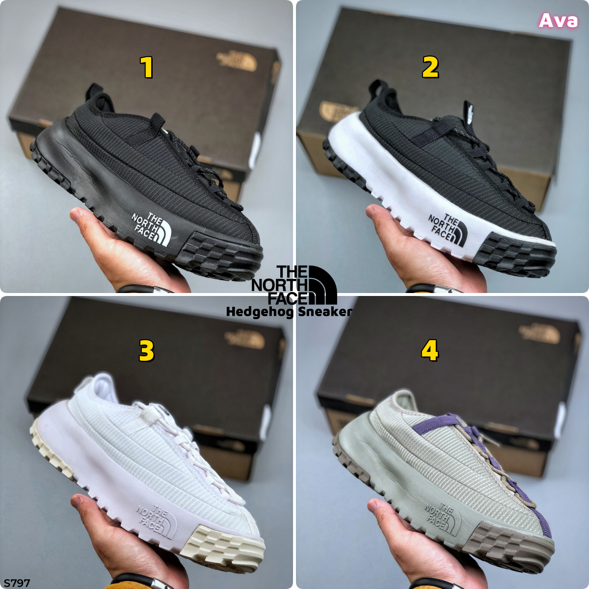 S797 The North Face Hedgehog Sneaker shoe