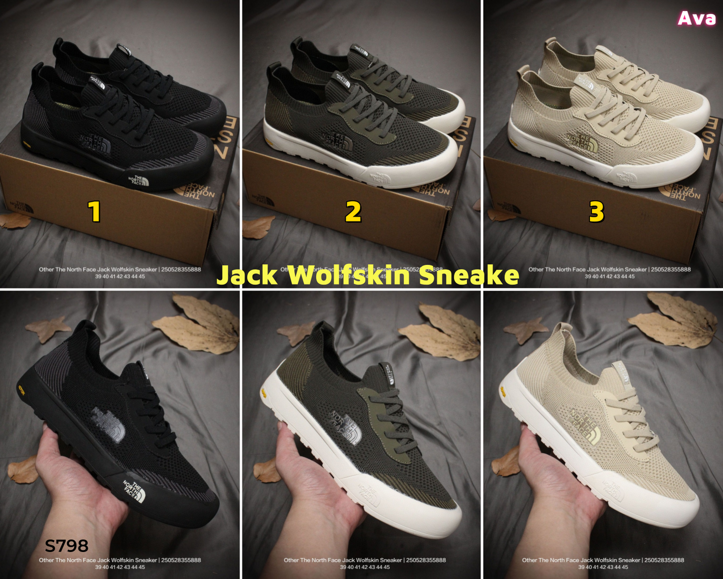 S798 The North Face Jack Wolfskin Sneake Shoes