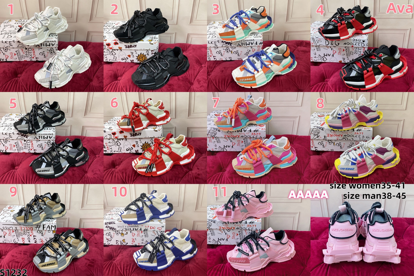 S1232  Dolce & Gabbana 5862 shoes