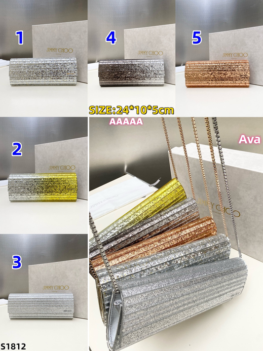 S1812 Jimmy Choo clutch bag