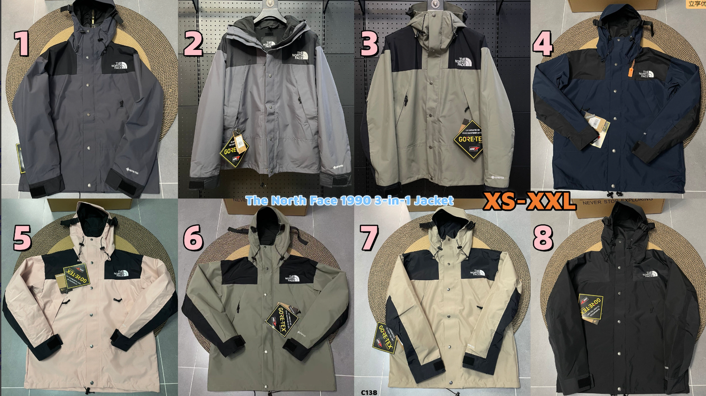 C138 The North Face Detachable Down Jacket 3-in-1 Jacket