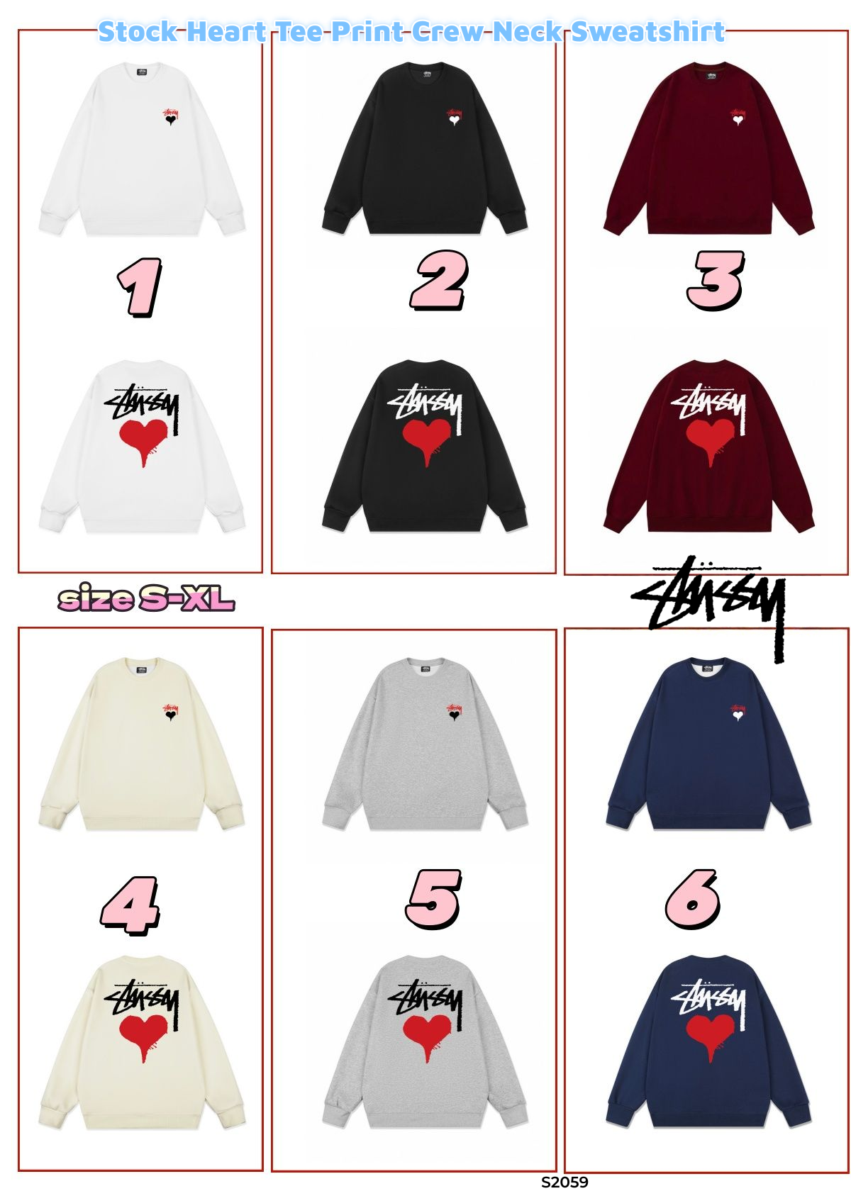 S2059 Stussy Sweatshirt