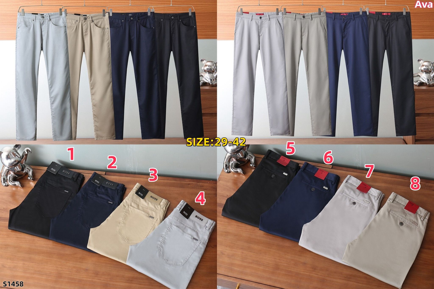 S1458 HUGO BOSS Pants