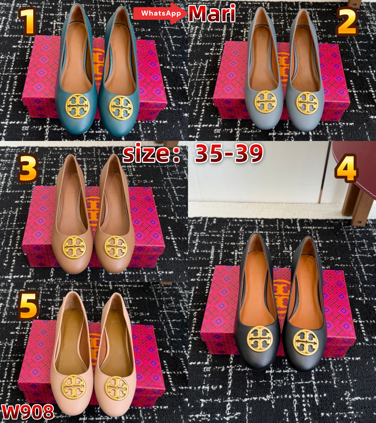 W908  Ballet flats