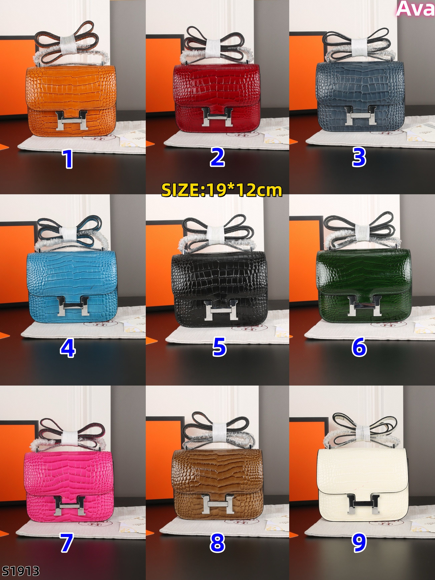 S1913 Hermès Constance Mini 19 bag