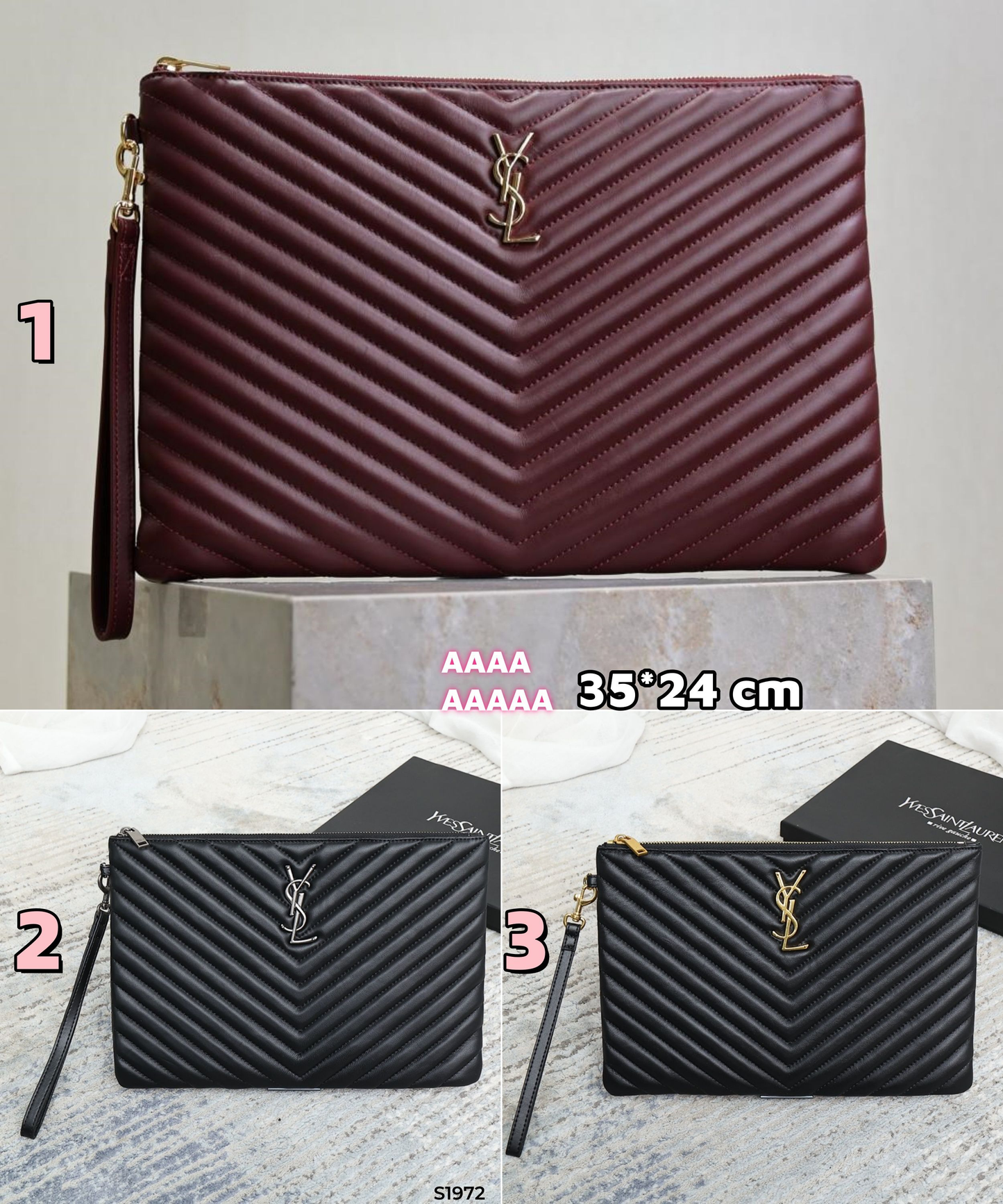 S1972  Saint Laurent clutch