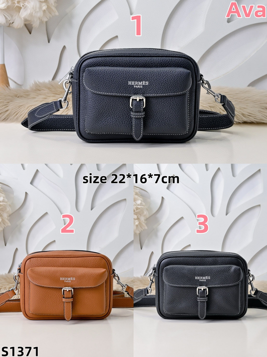 S1371 Hermès men's shoulder bag