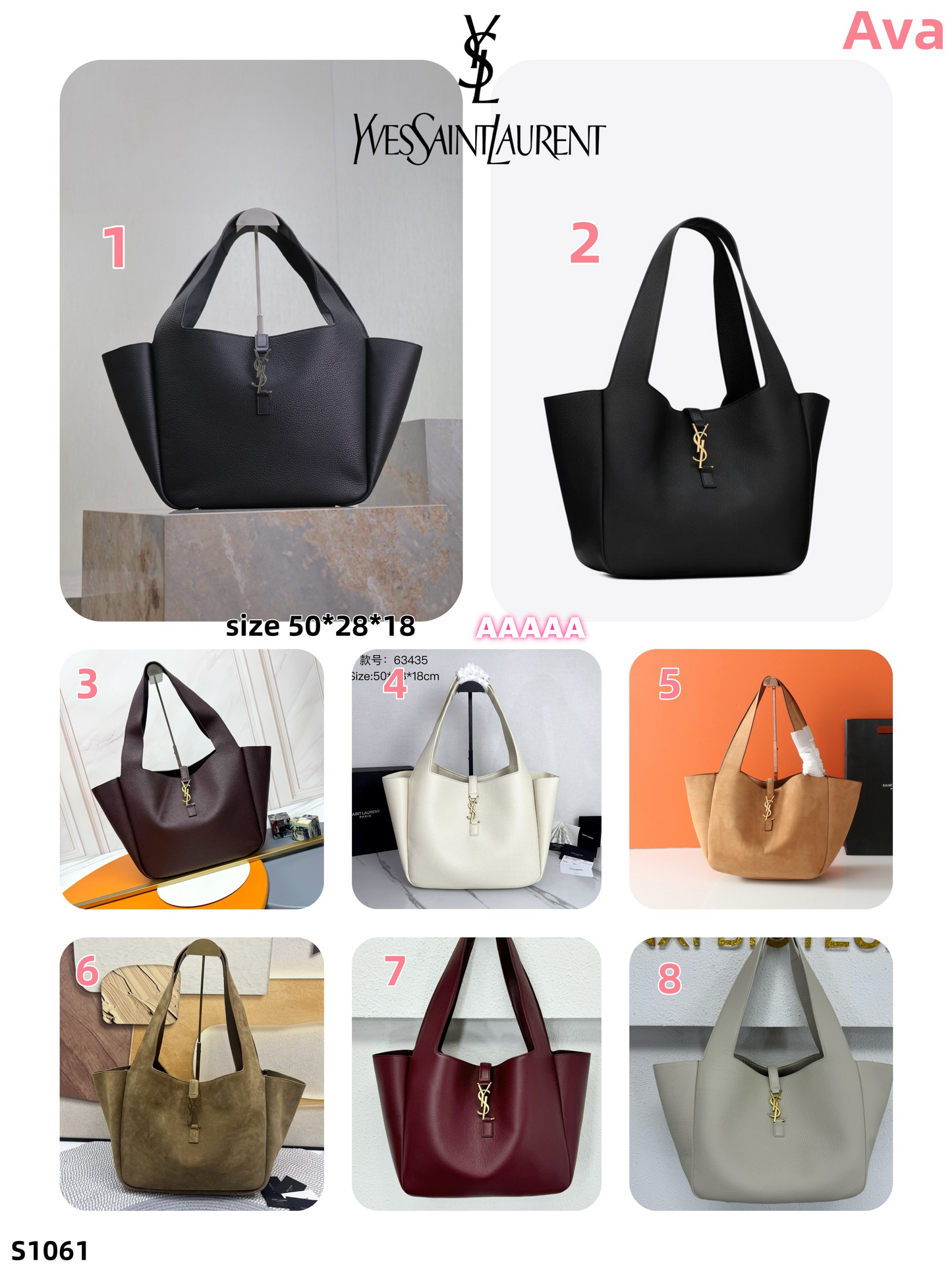 S1061 YSL Saint Laurent Bucket Bag