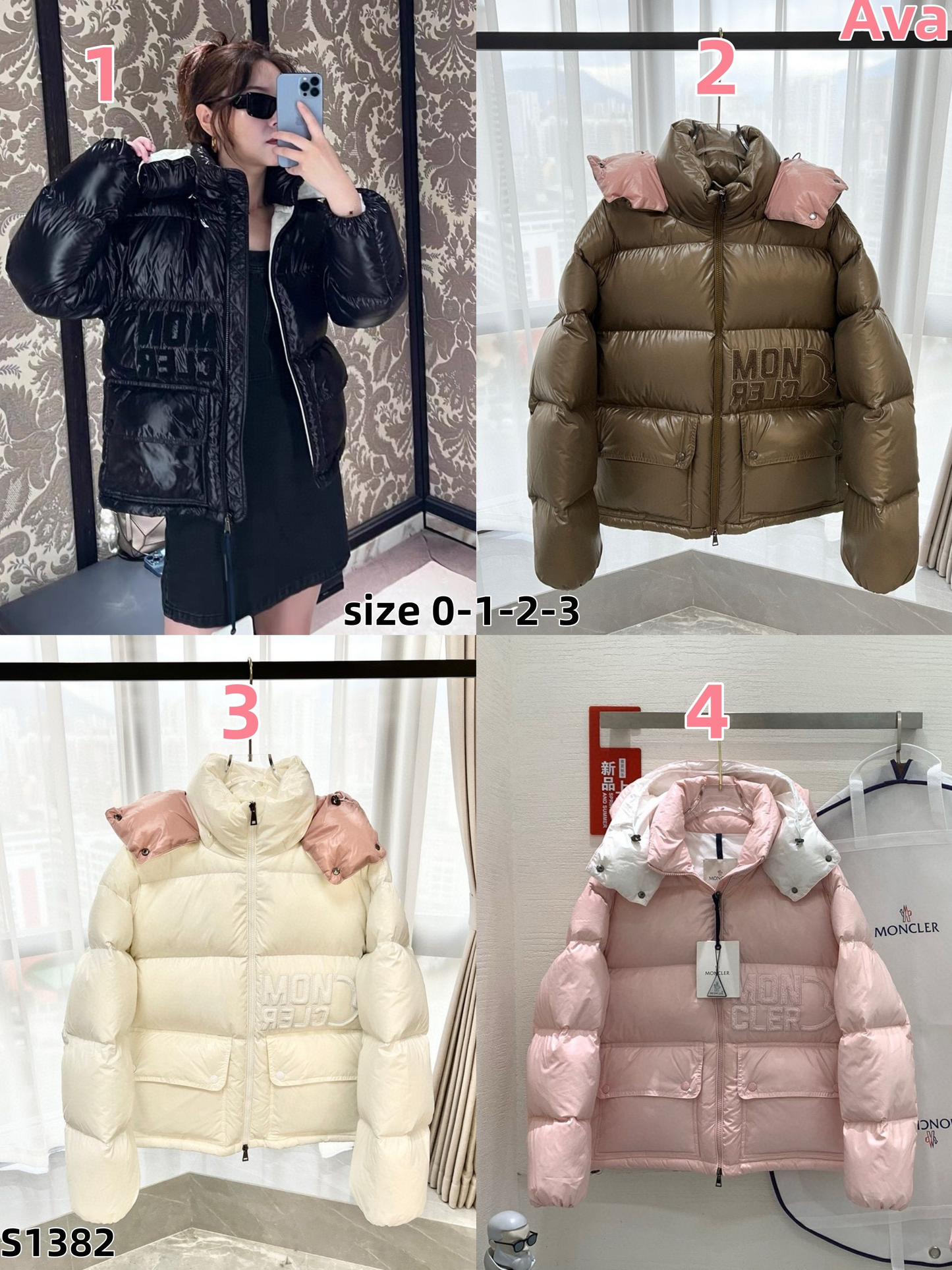 S1382 Moncler down jacket
