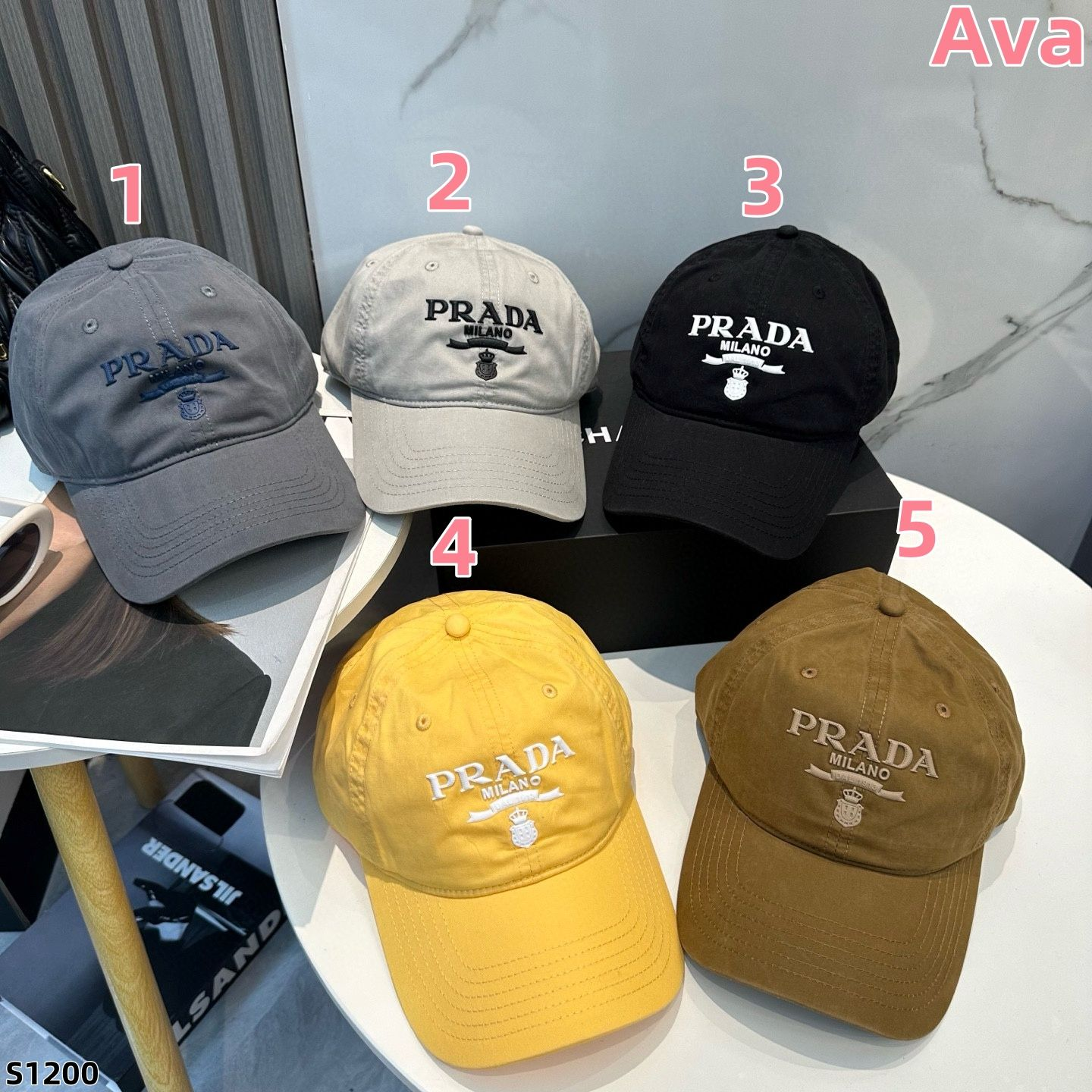 S1200  Prada baseball cap