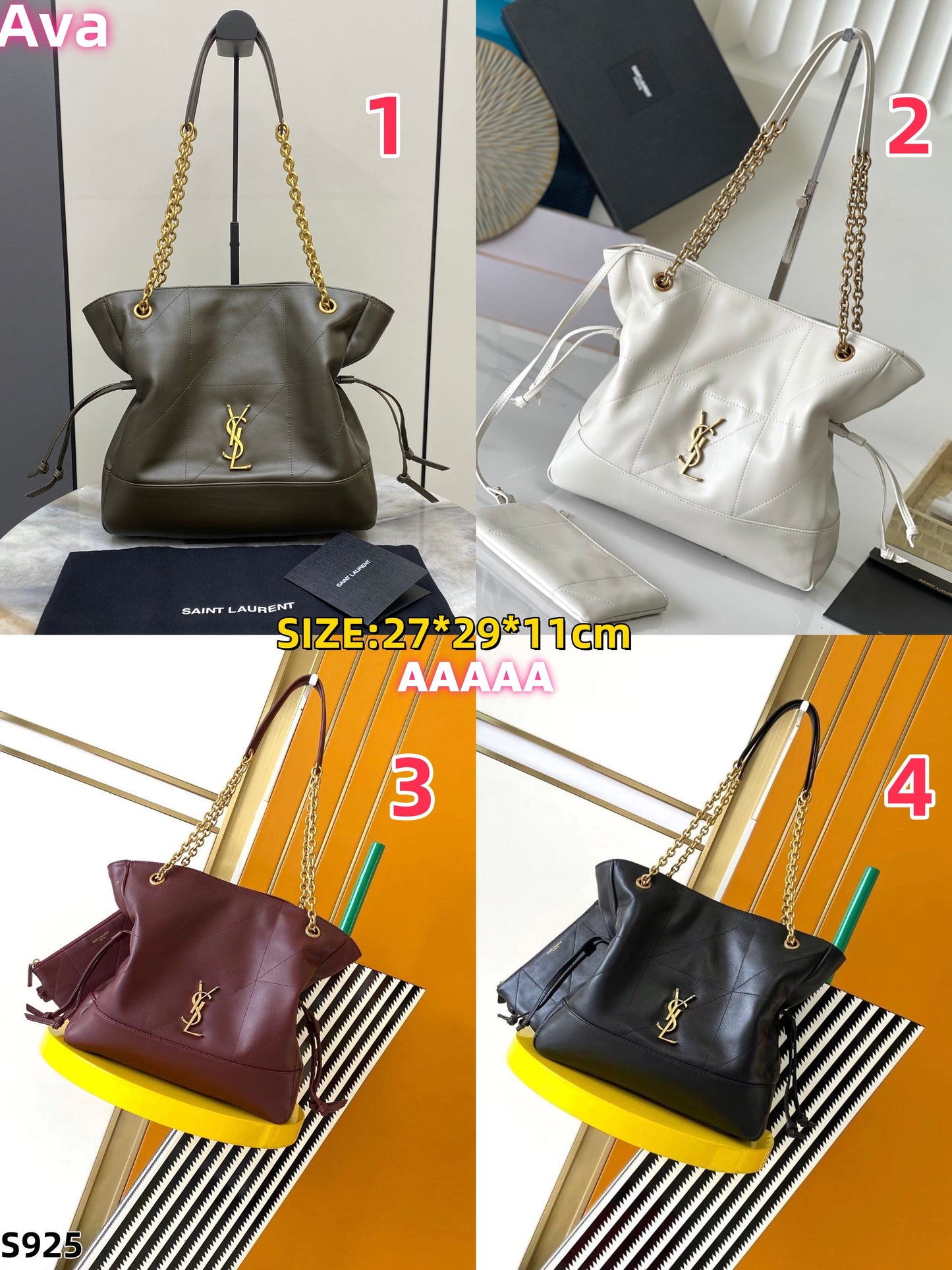 S925 Saint Laurent YSL Shoulder Bag