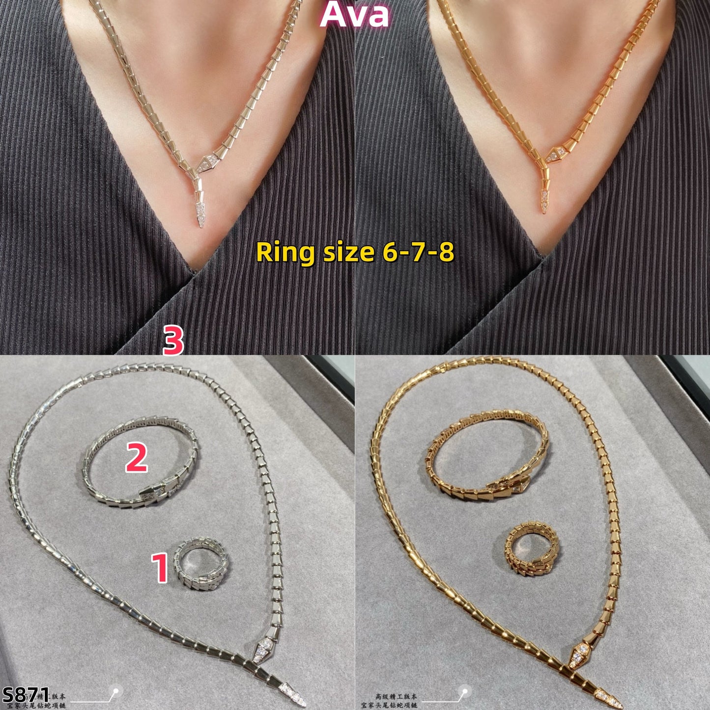 S871 Bulgari necklace