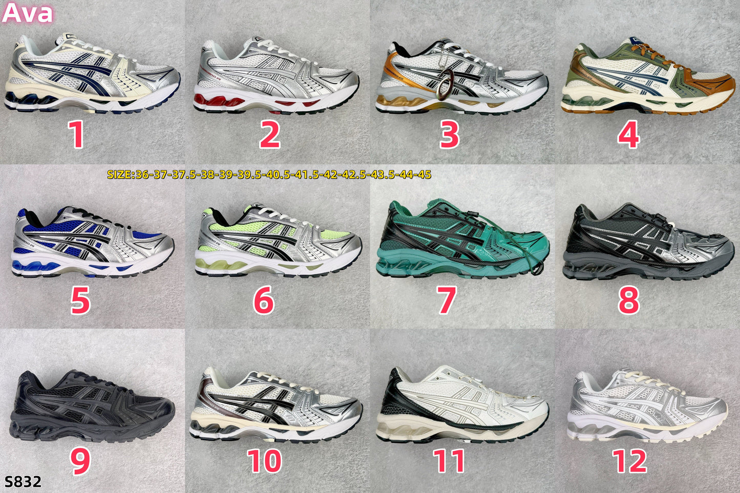 S832 ASICS Tiger Moage GEL-KAHANO 14 Shoes