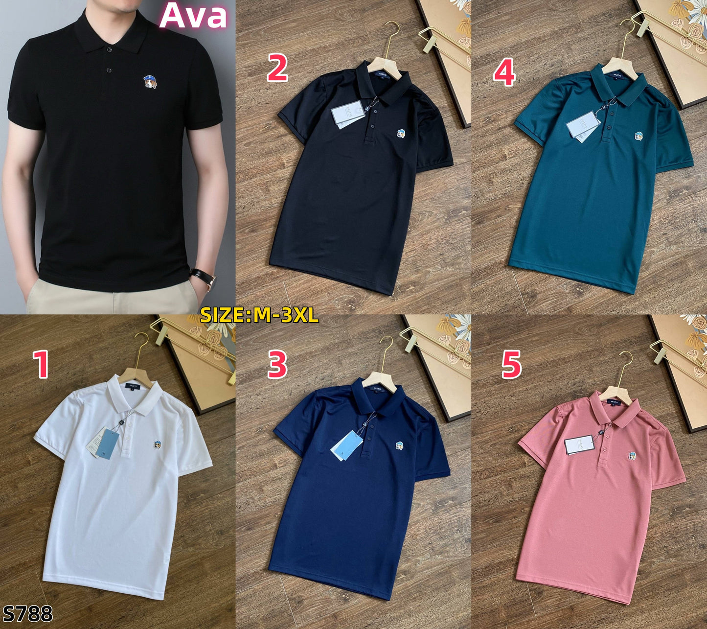 S788 HAZZYS polo shirt