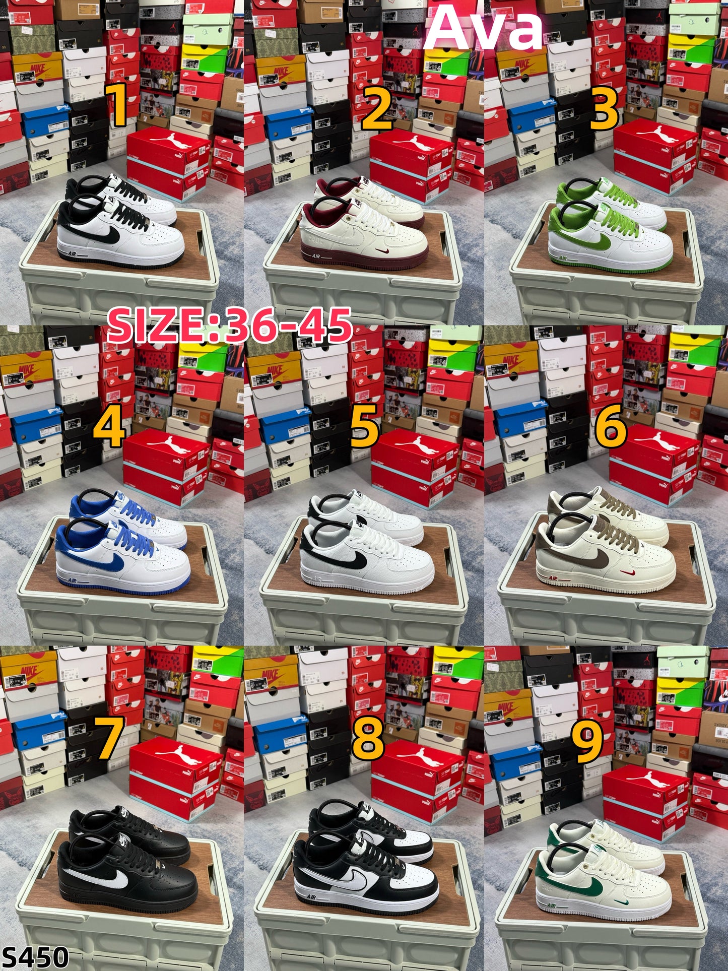 S450 Nike Air Force 1 '07 Low Shoes