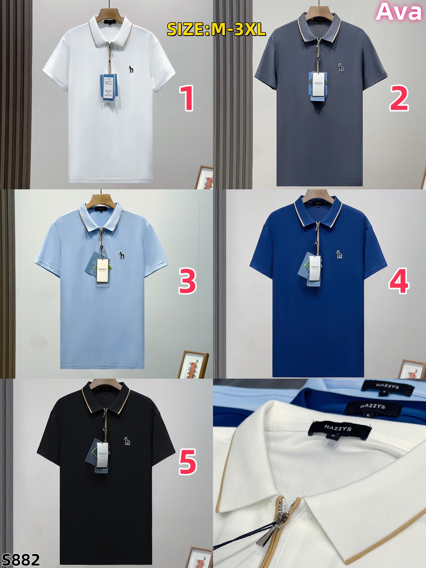 S882 HAZZYS Polo Shirt