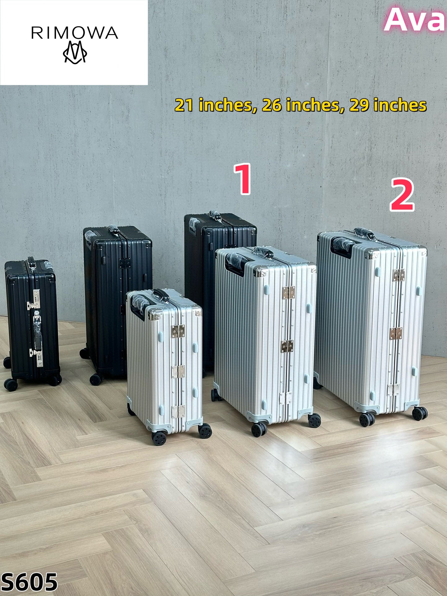 S605 Rimowa Cabin suitcases and rolling suitcases