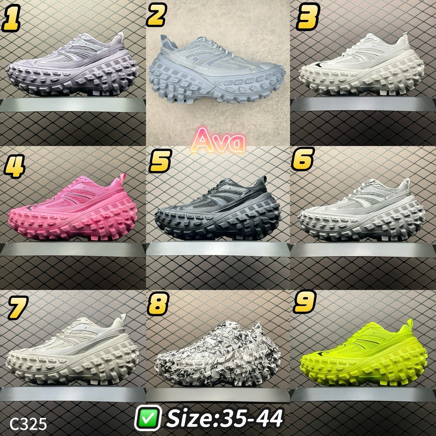 C325 Balenciaga tire shoes