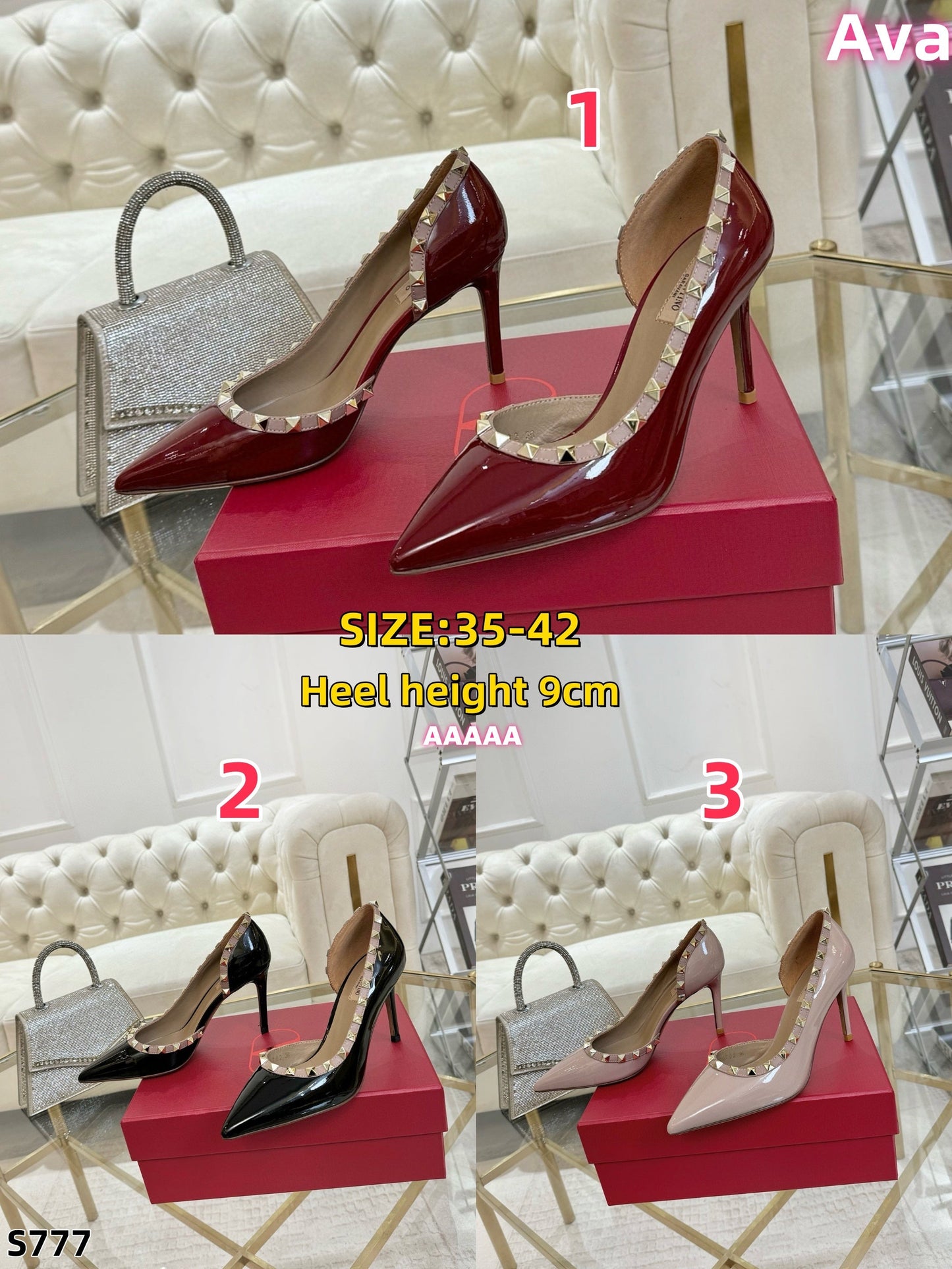 S777 Valentino high heels