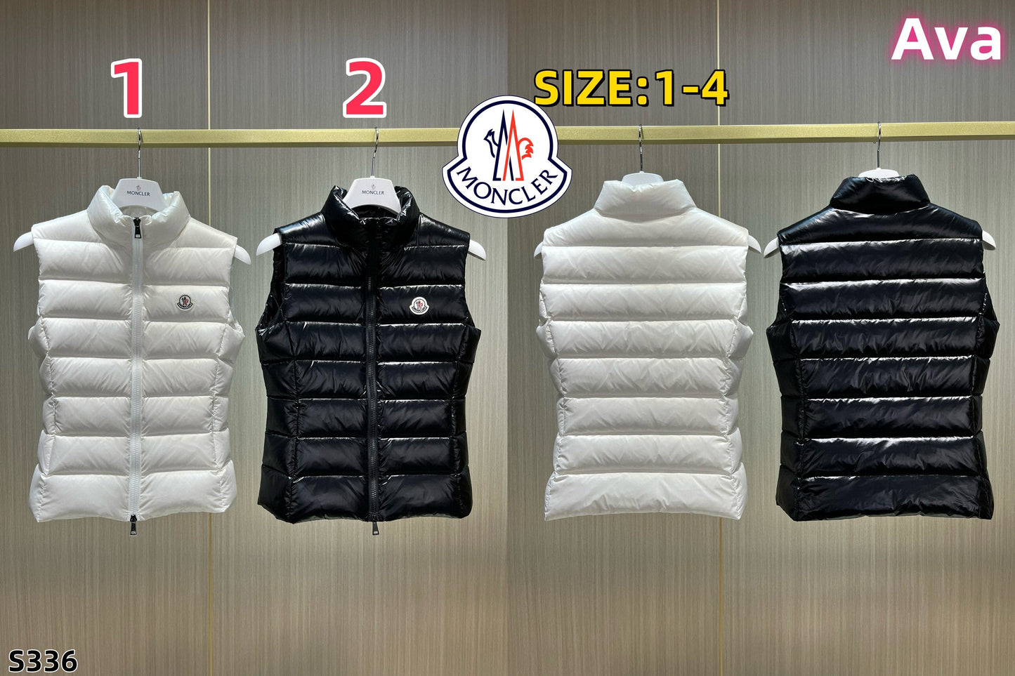 S336 MONCLER down vest