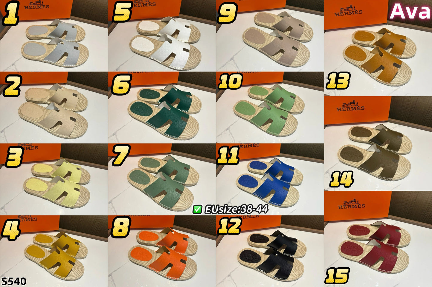 S540 Hermès Espadrilles shoes