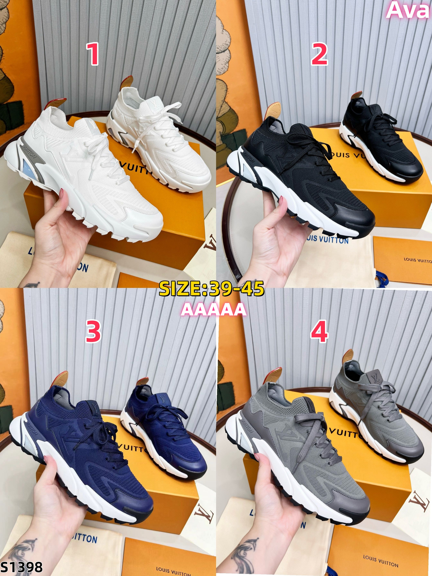 S1398 Louis Vuitton sneakers
