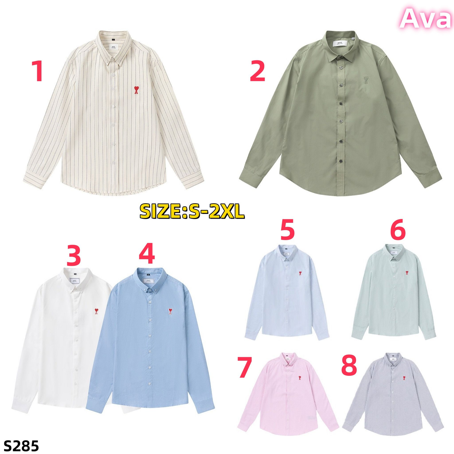 S285 Ami Men's and Women's Shirts