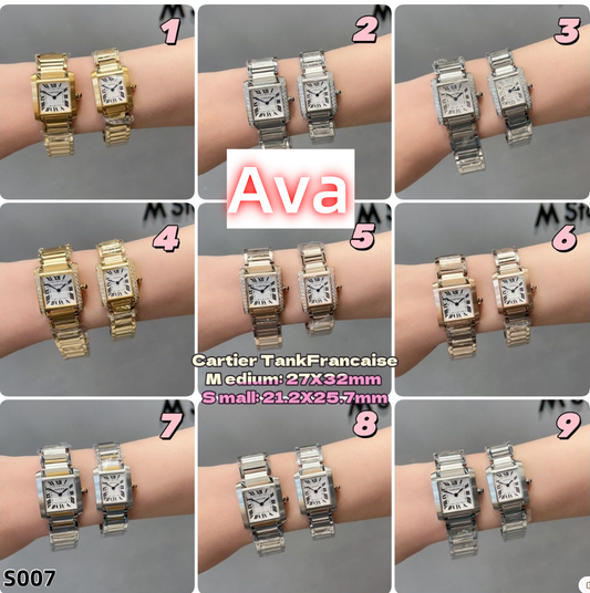 S007  Frencaise Tank Series Tank Watch
