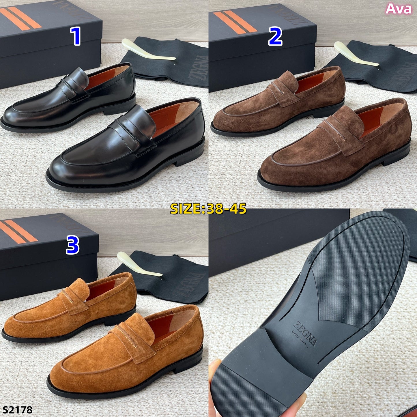 S2178 ZEGNA Loafers