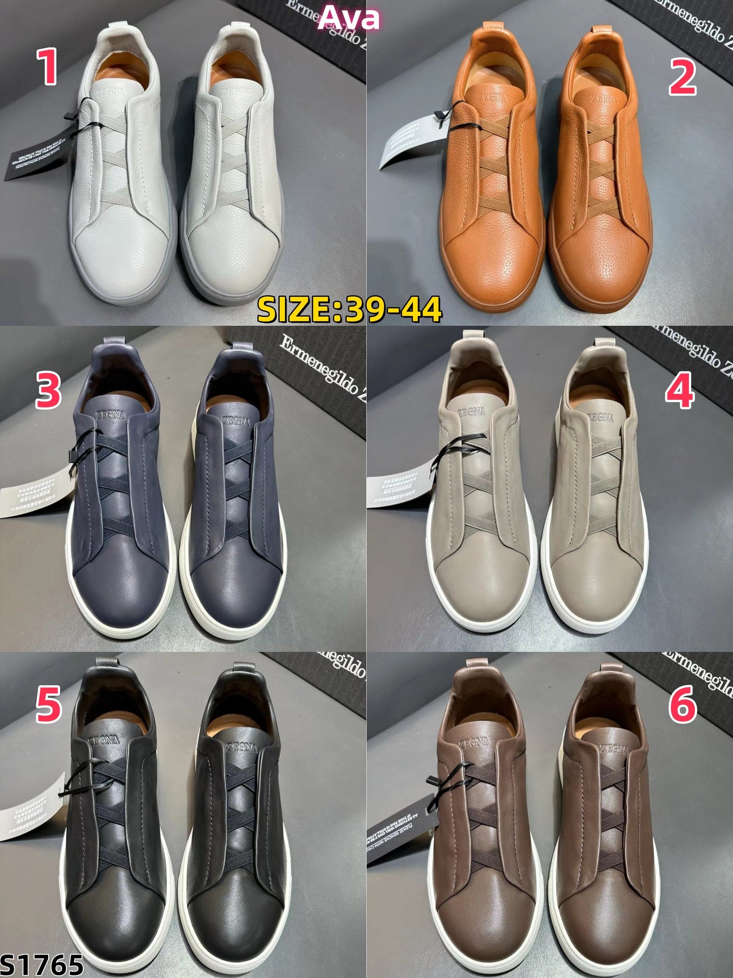S1765 ZEGNA Triple Stitch shoes