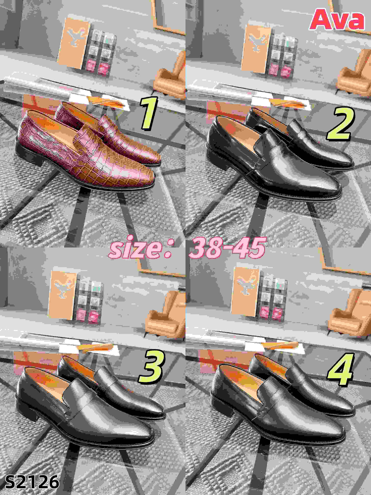 S2126 Her leather shoes