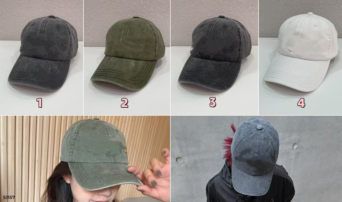 S1157 Acne embroidered baseball cap