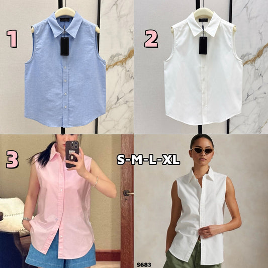 S683 Ralph Sleeveless Shirt