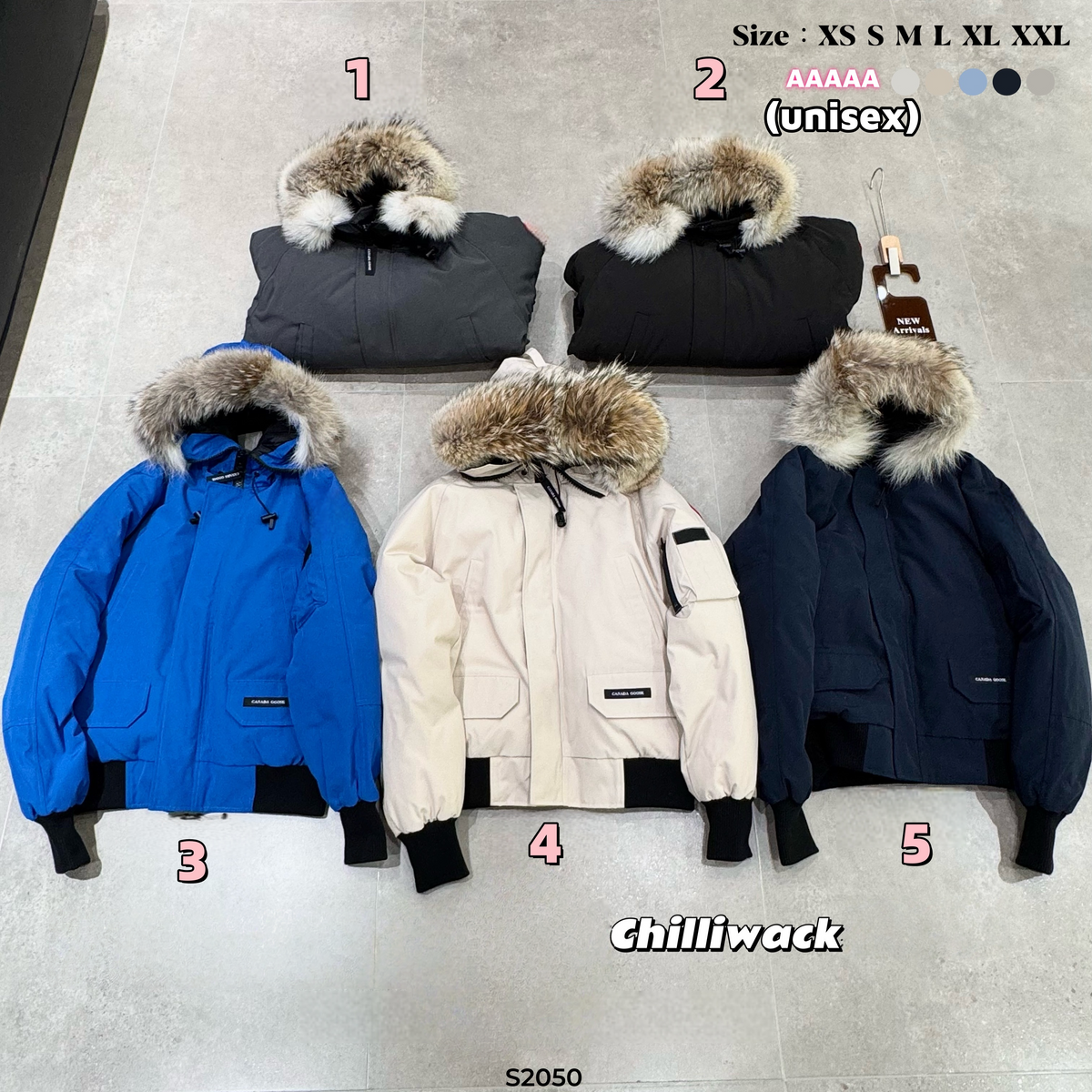 S2050 Canada  down jacket (unisex)